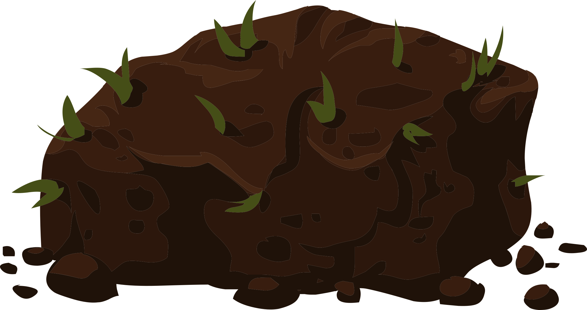 Rock Clipart Soil - Soil Clipart, HD Png Download PNG with transparent background