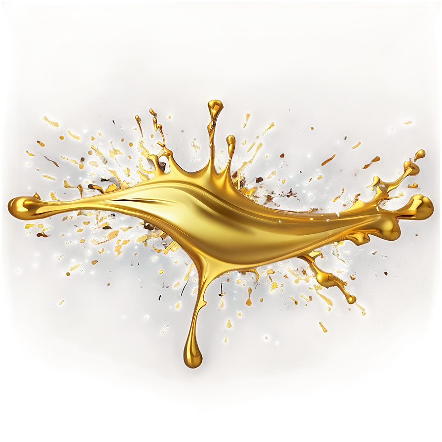 Rich Gold Splash Effect Png Jdf