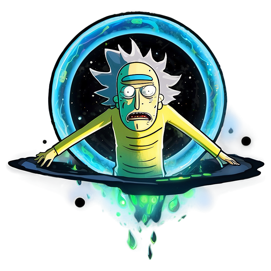 Rick And Morty Portal Adventure Begins Png Osr