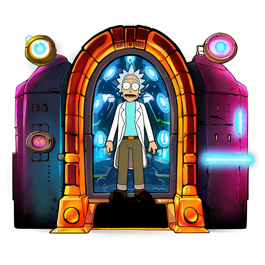 Rick And Morty Portal Discovery Png Jex