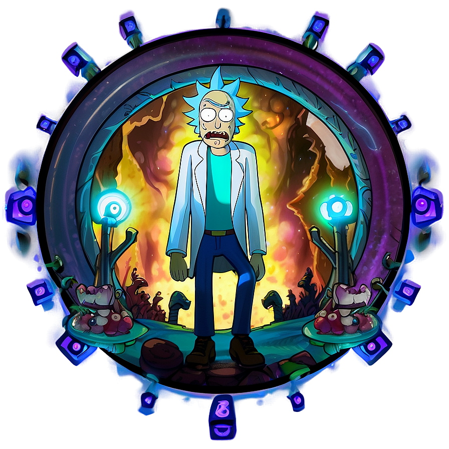 Rick And Morty Portal Mystery Png 71