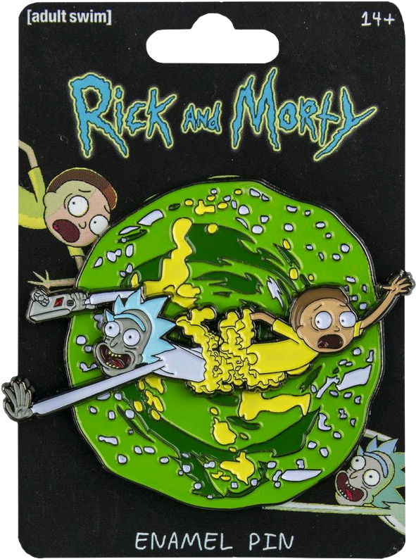 Rickand Morty Portal Enamel Pin