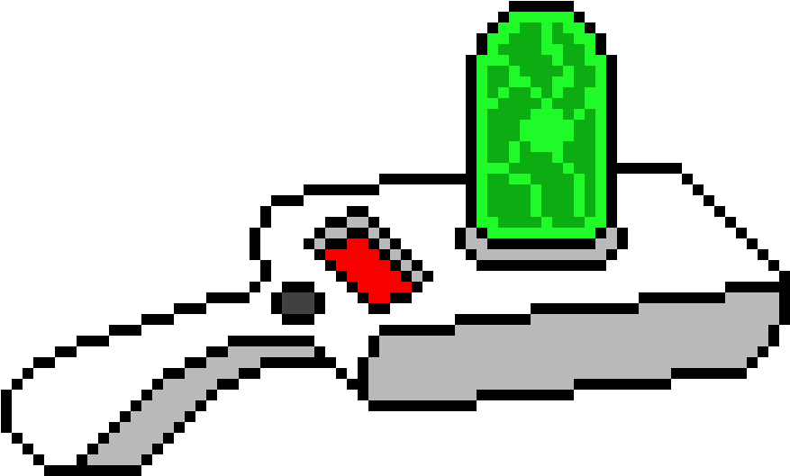 Rickand Morty Portal Gun Pixel Art