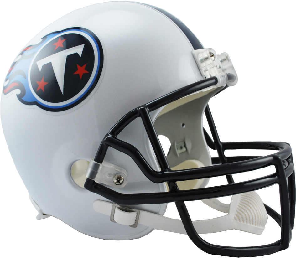 Riddell Deluxe Replica Helmet - Tennessee Titans Football Helmet PNG with transparent background