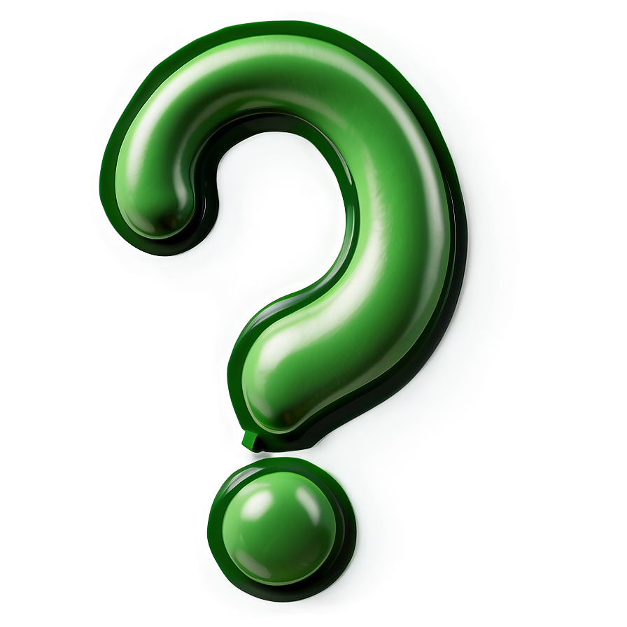 Riddler's Signature Question Mark Png Myn84