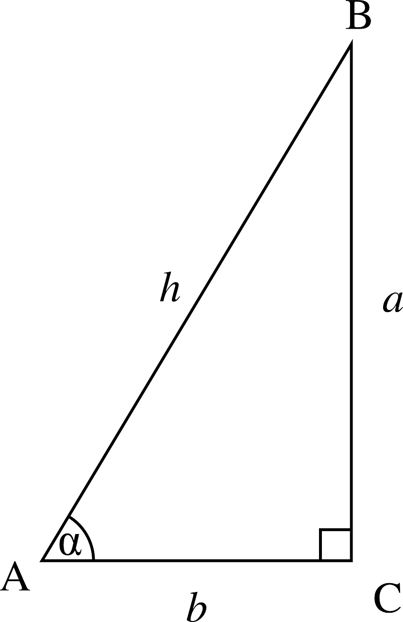Right Angle Triangle Png Image - Trigonometry Triangle Png PNG image with a transparent background, free high-resolution download