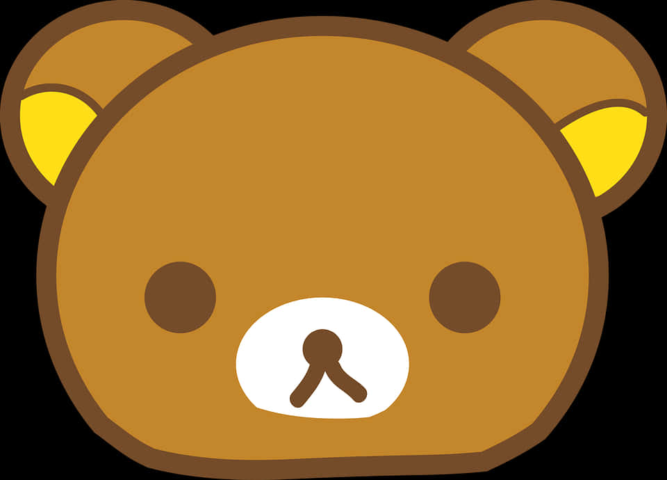Rilakkuma Character Graphic PNG with transparent background