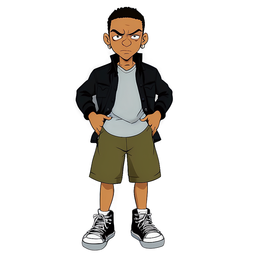 Riley Freeman Boondocks Cartoon Png 06252024