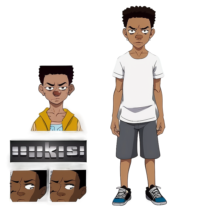 Riley Freeman Boondocks Cartoon Png Efb