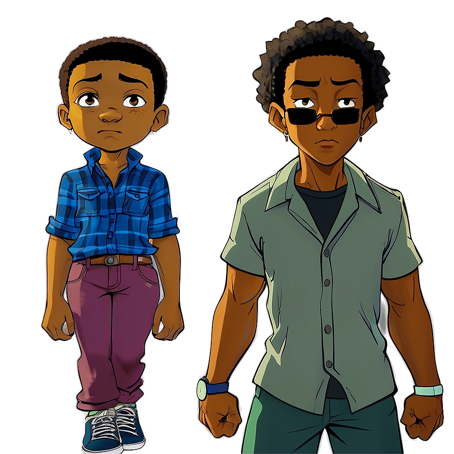 Riley Freeman Boondocks Scene Png 47