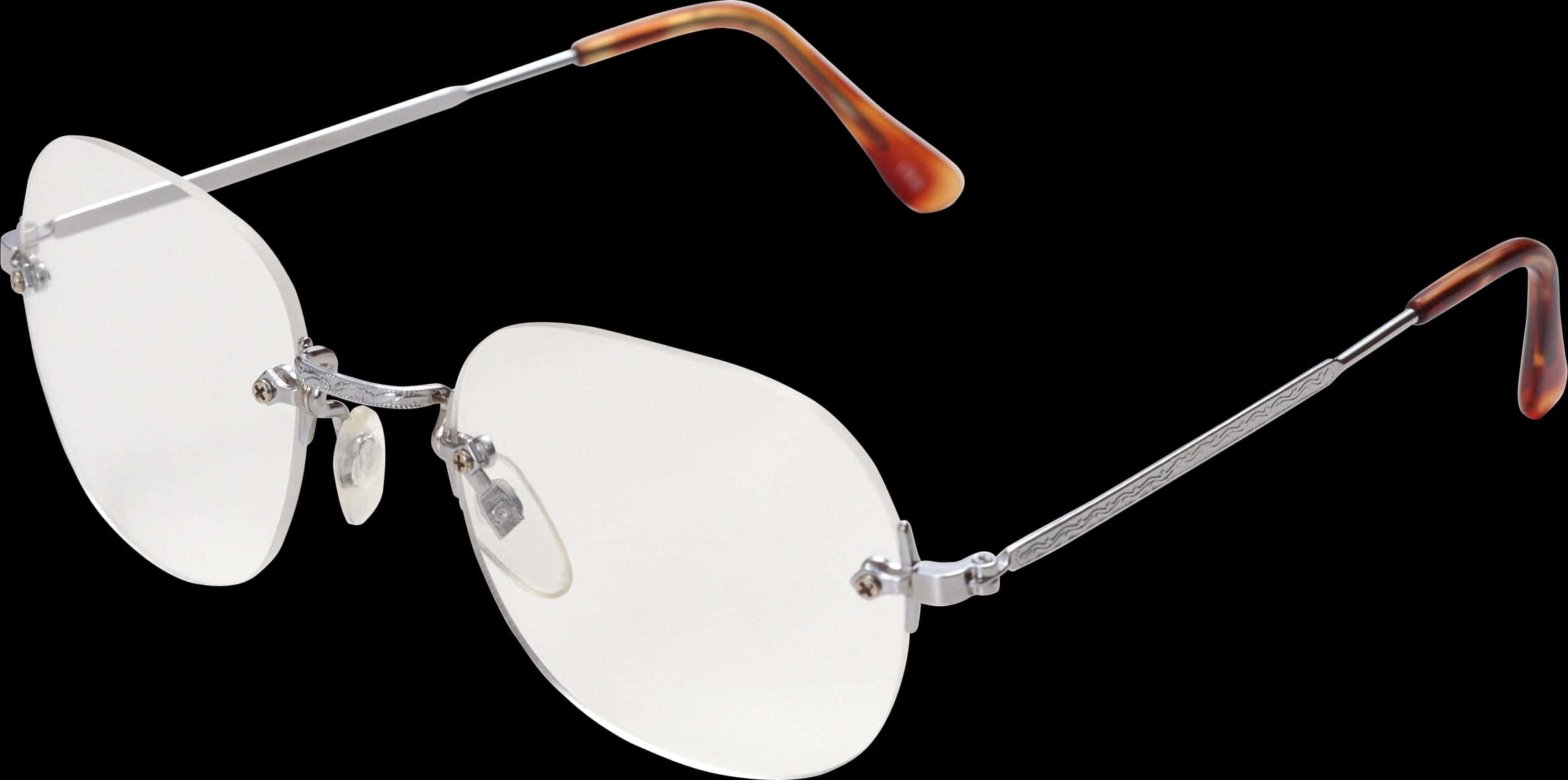 Rimless Eyeglasses Transparent Background