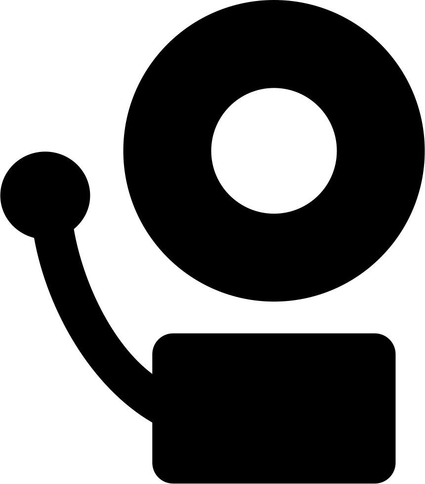 Si Glyph Fire Alarm - Circle, HD Png Download PNG with transparent background