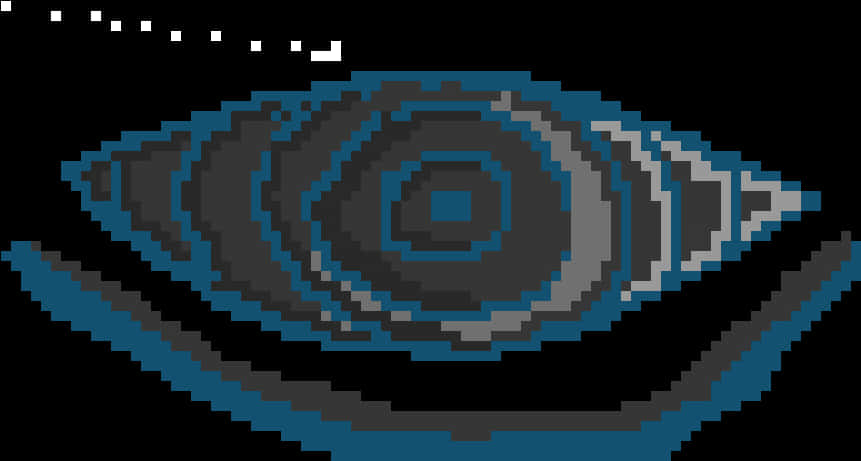 Rinnegan Eye Pixel Art