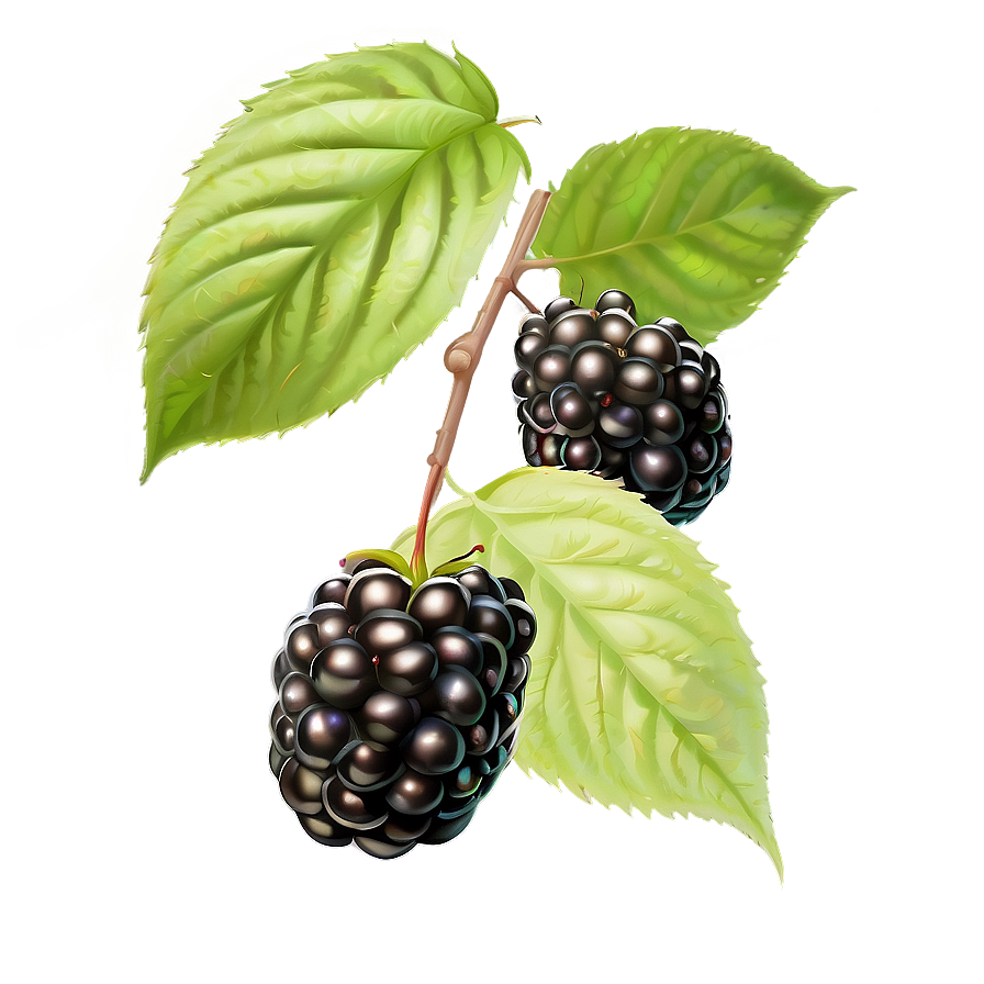 Ripe Blackberry Fruit PNG 05232024 PNG with transparent background