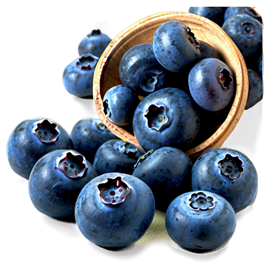 Ripe Blueberry Selection Png Hrn