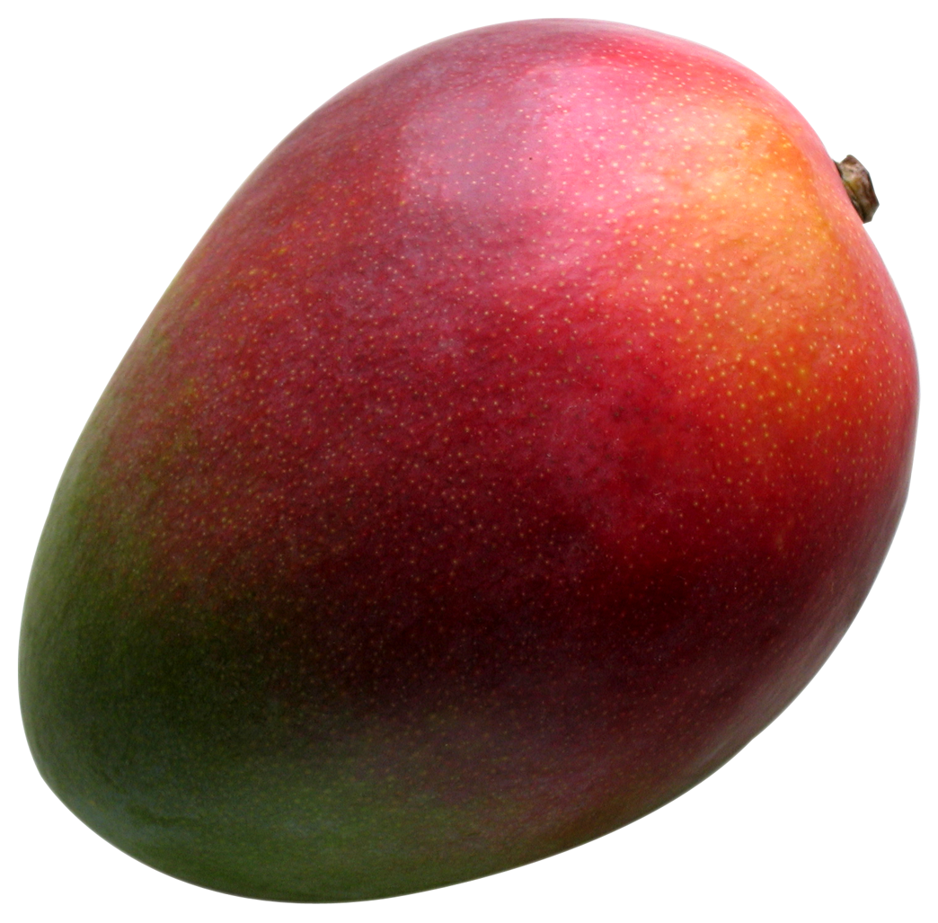 Ripe Mango Fruit Isolated PNG with transparent background