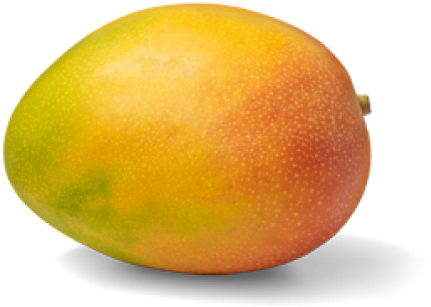 Ripe Mango Fruit Isolated PNG with transparent background