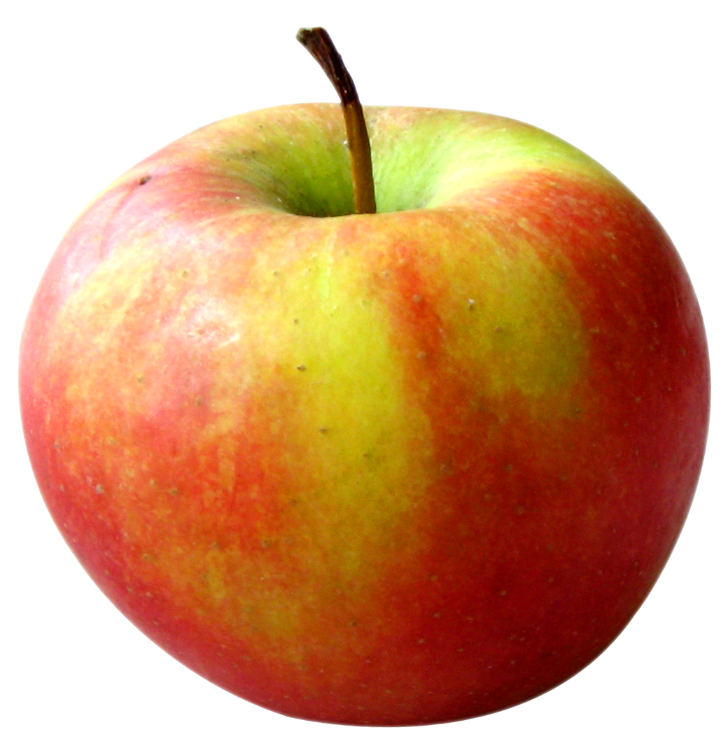 Ripe Red Apple Isolated PNG with transparent background