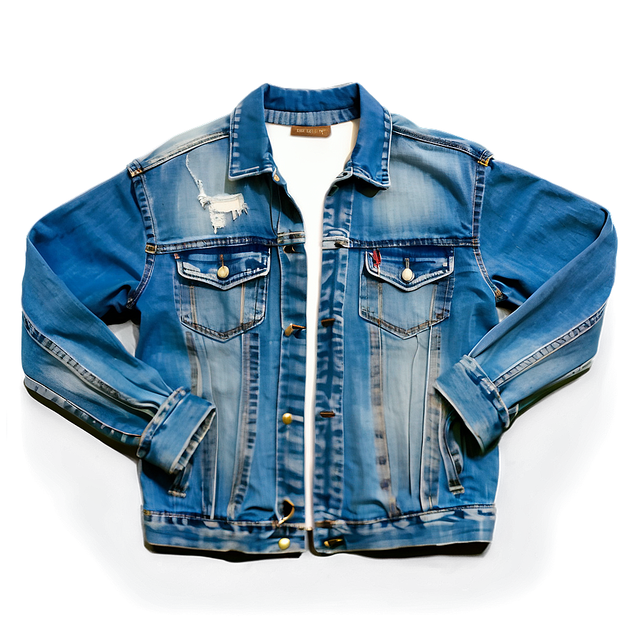 Ripped Jean Jacket Png 70