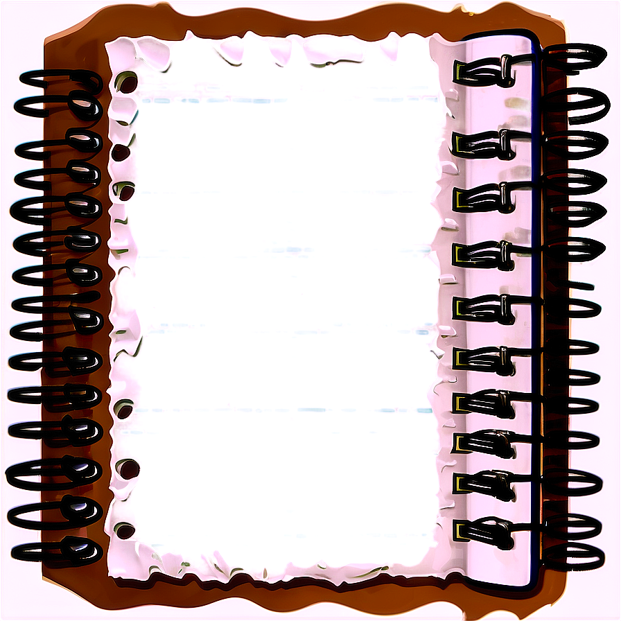 Ripped Notebook Page Png 85