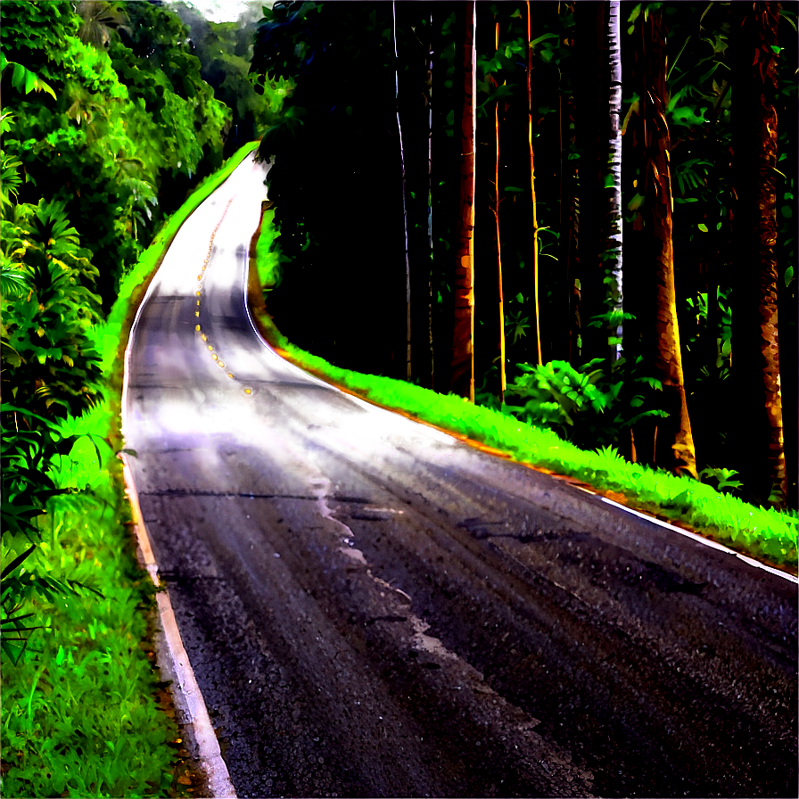 Road in Forest PNG 31 PNG with transparent background