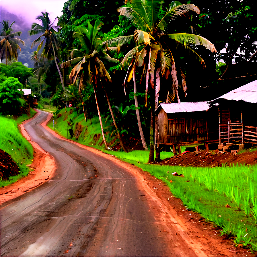 Road In Village Png 11