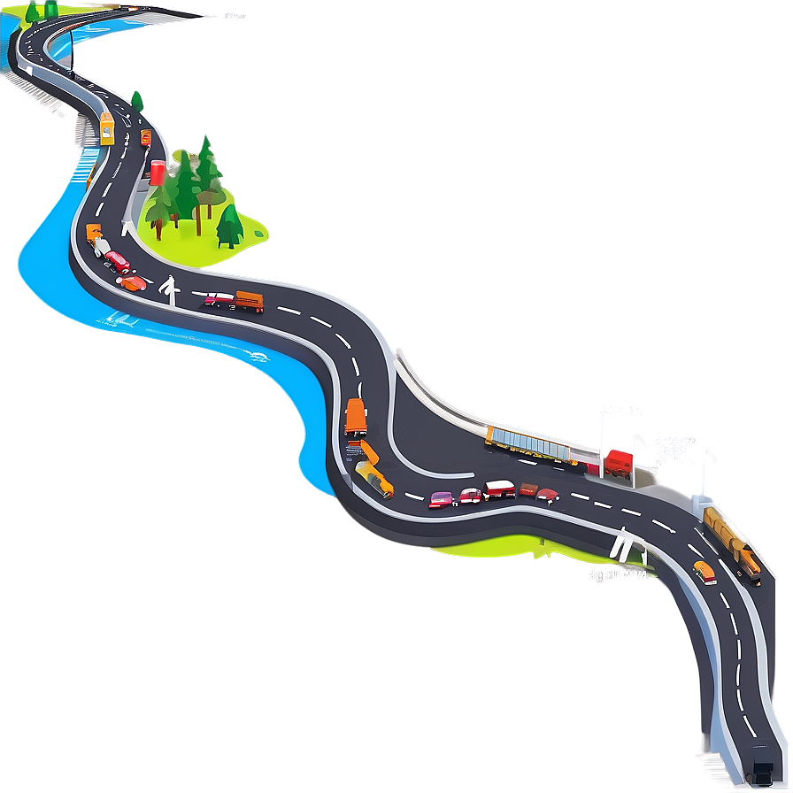 Road Map For Travel Png 74