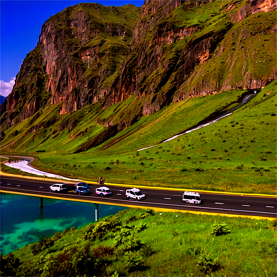 Road Trip Route PNG wbm57 PNG with transparent background