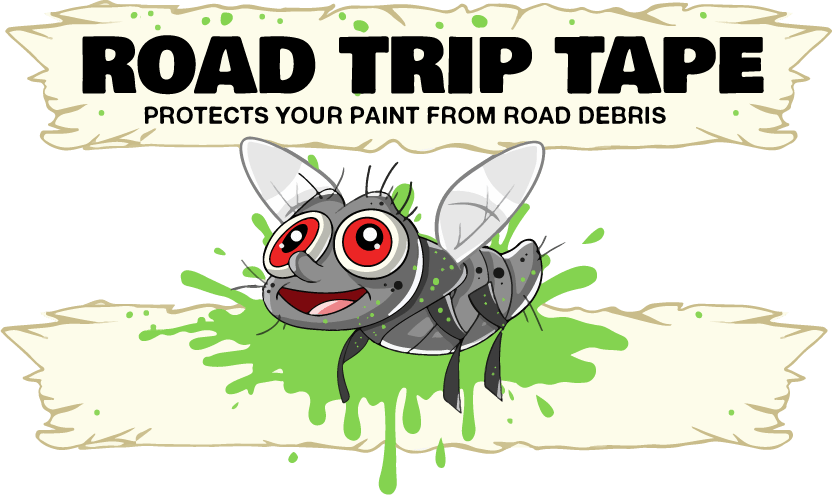 Road Trip Tape Advert Cartoon Fly