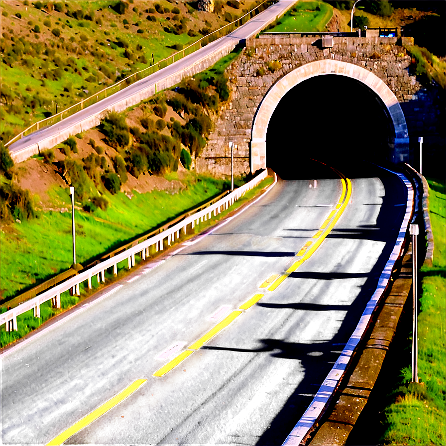 Road With Tunnels Png Qsk