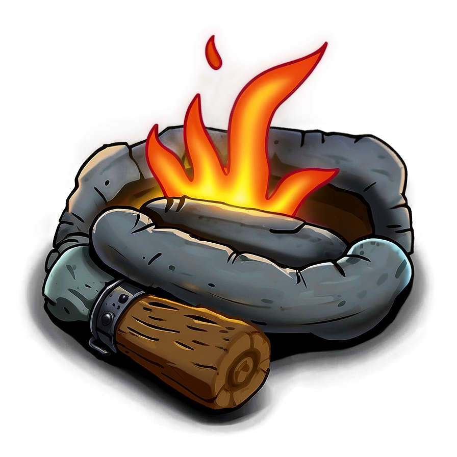 Roaring Campfire Glow PNG 05242024 PNG image with a transparent background, free high-resolution download