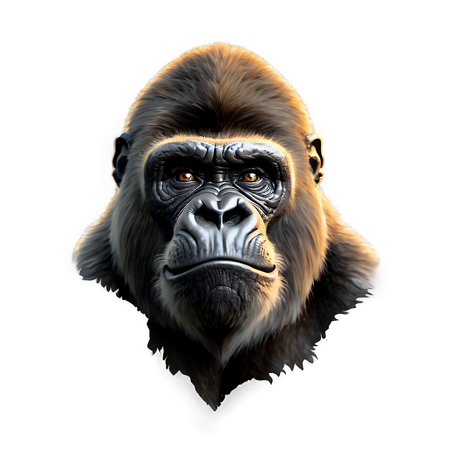 Roaring Gorilla Cartoon Png 06252024