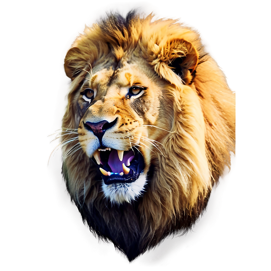 Roaring Lion Portrait Png Haf19