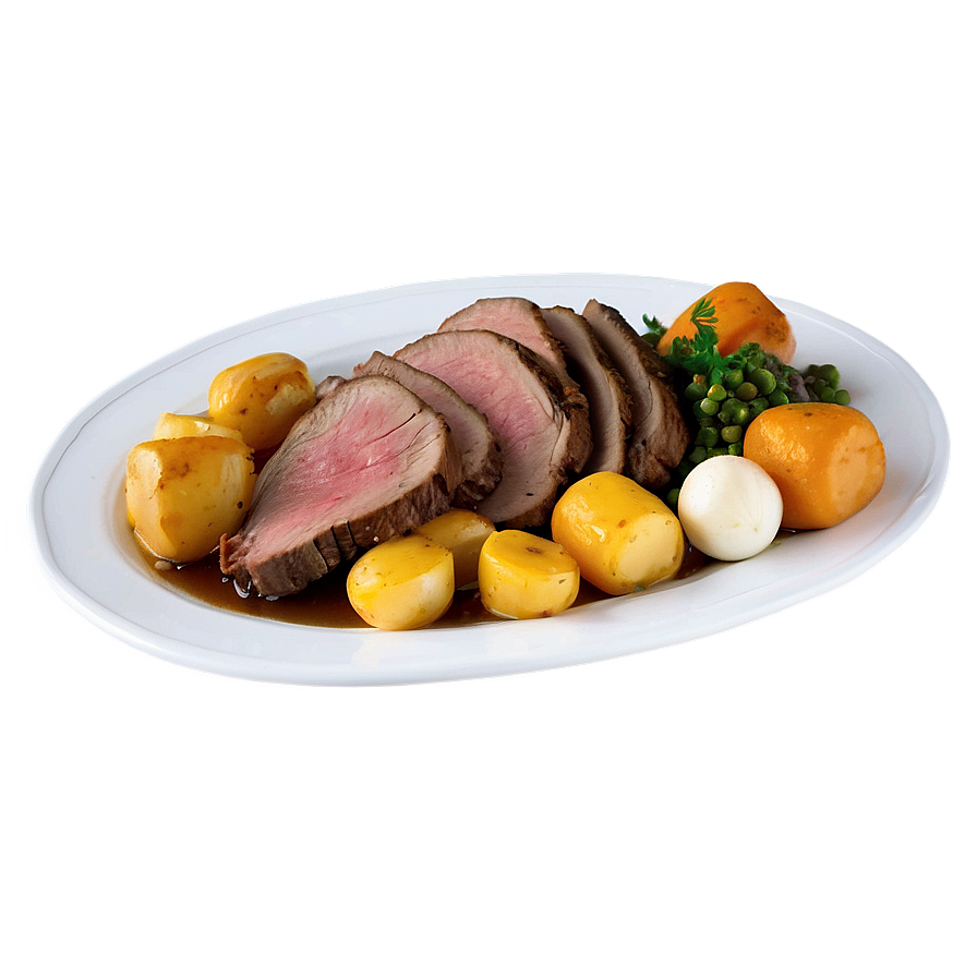 Roast Beef Dinner PNG 06262024 PNG with transparent background