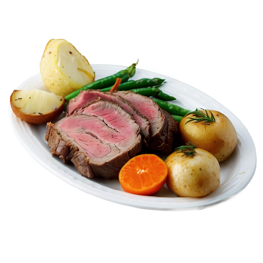 Roast Beef Dinner PNG 55 PNG with transparent background