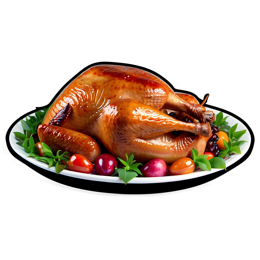 Roasted Turkey Png Hcr82