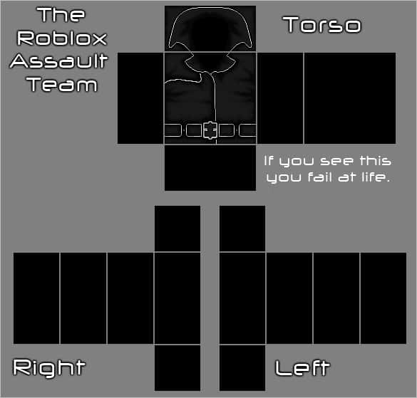 Roblox Assault Team Template