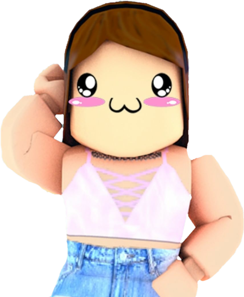 Roblox Avatar Cute Expression.png PNG with transparent background