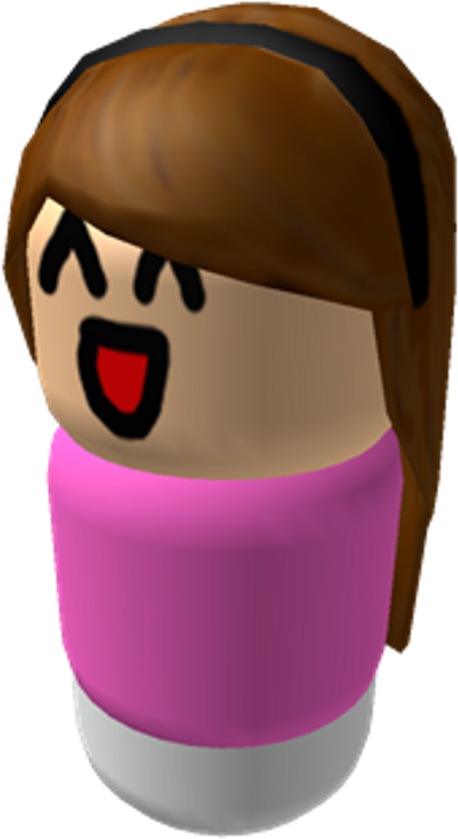 Roblox Character Happy Face PNG with transparent background