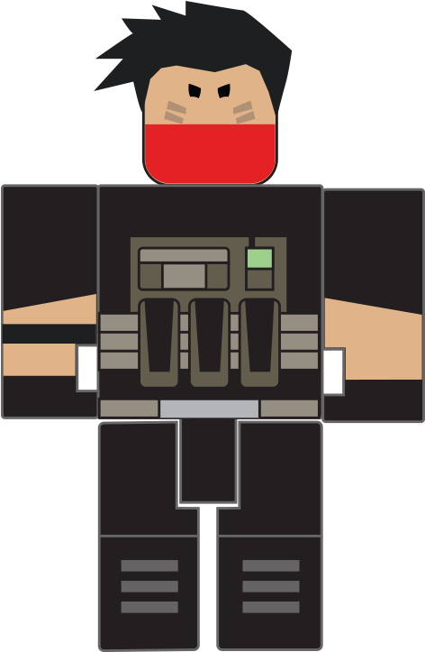 Roblox Character Illustration PNG with transparent background