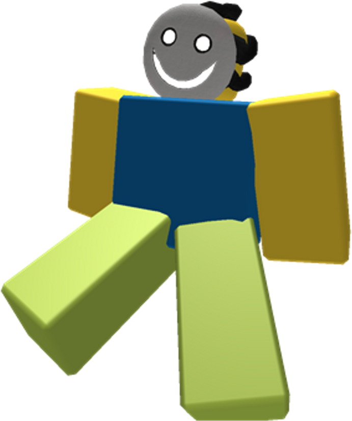Roblox Classic Noob Character PNG with transparent background