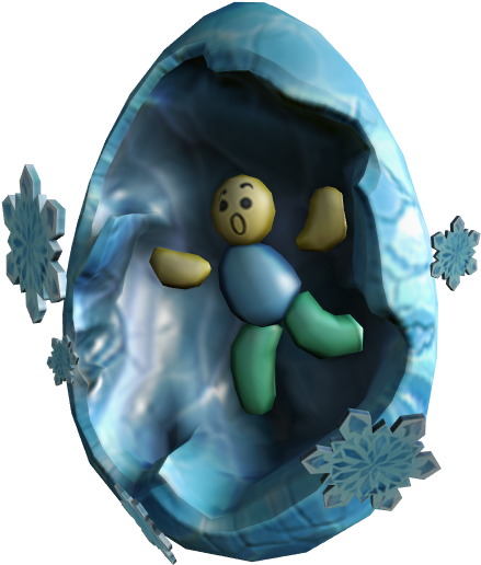 Roblox Egg Hunt Ice Cave Egg PNG with transparent background