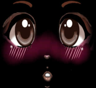 Roblox Emotive Face PNG image with a transparent background, free high-resolution download