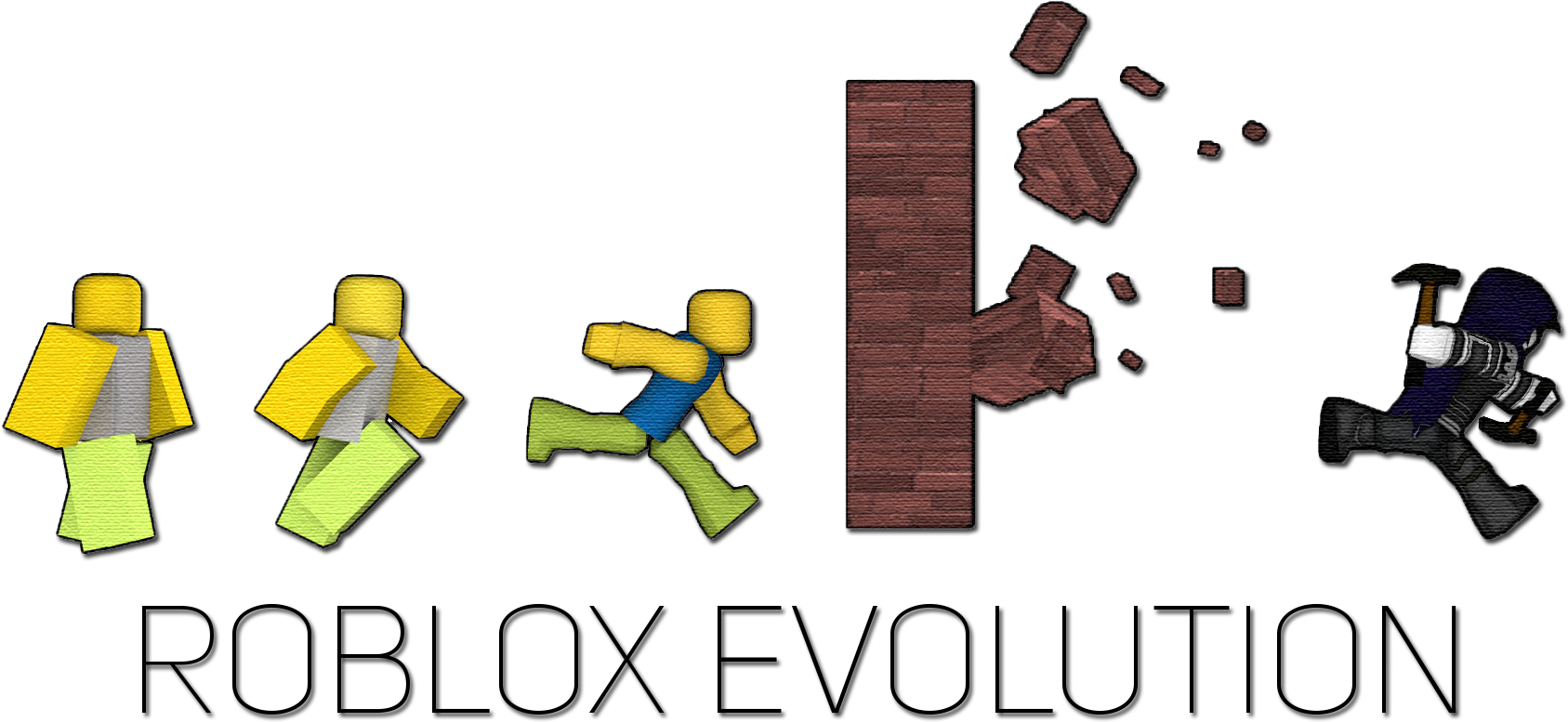 Roblox Evolution Graphic PNG with transparent background