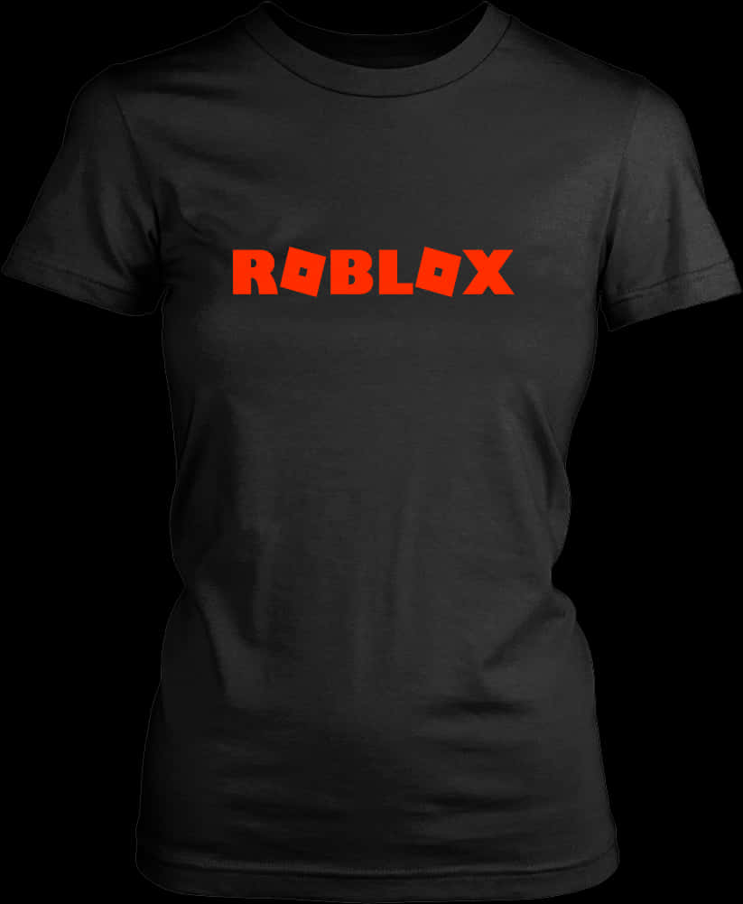 Roblox Logo Black T Shirt