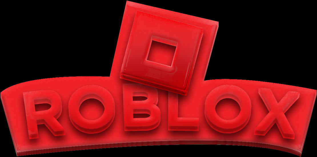 Roblox Logo Red3 D