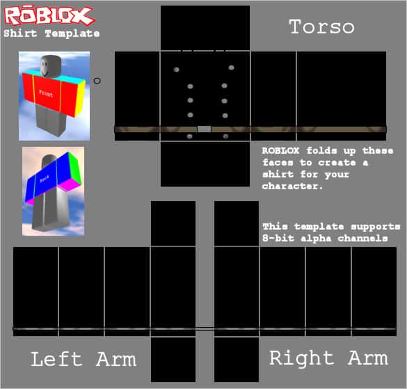 Roblox Shirt Template Guide