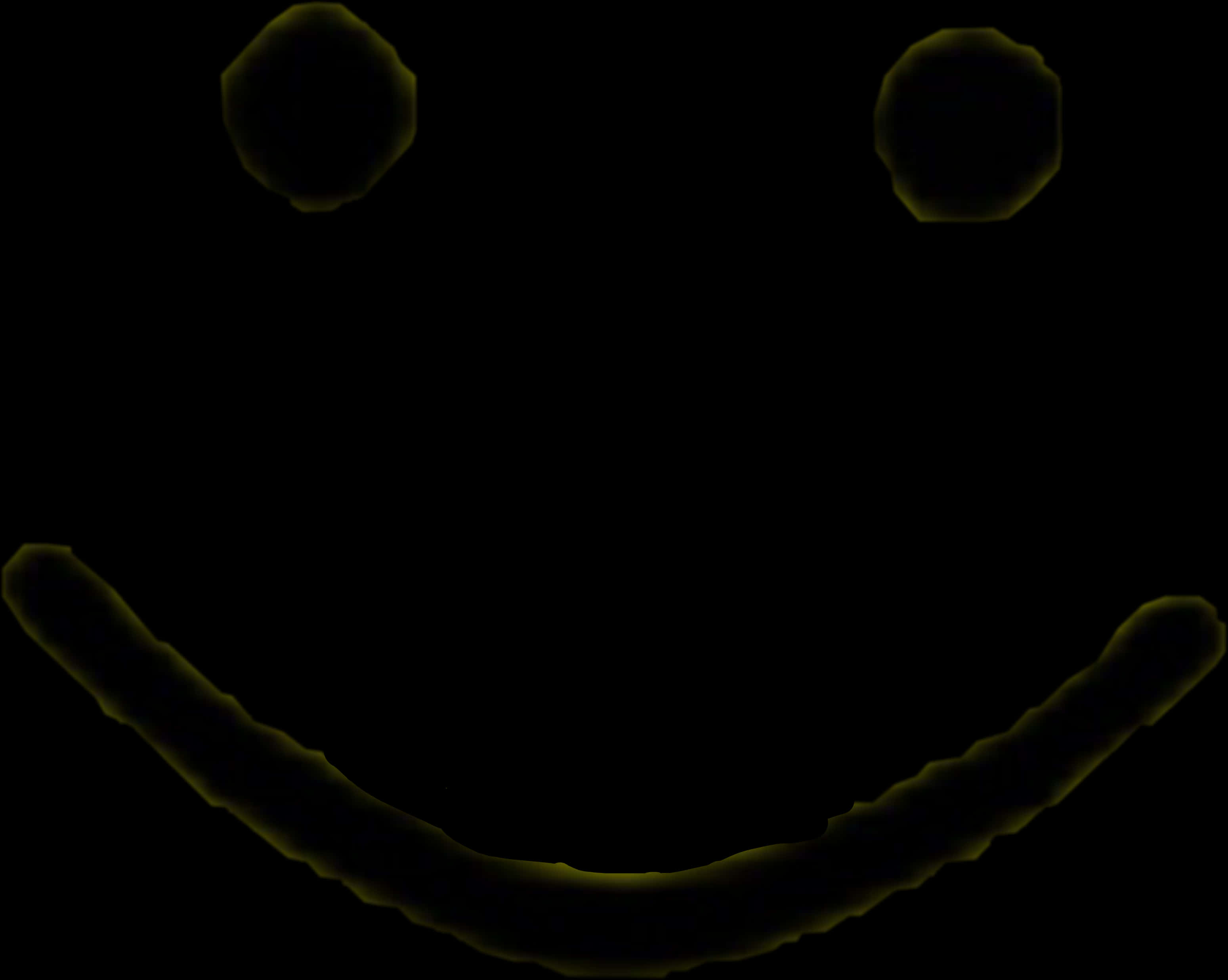 Roblox Smiling Face Graphic PNG image with a transparent background, free high-resolution download