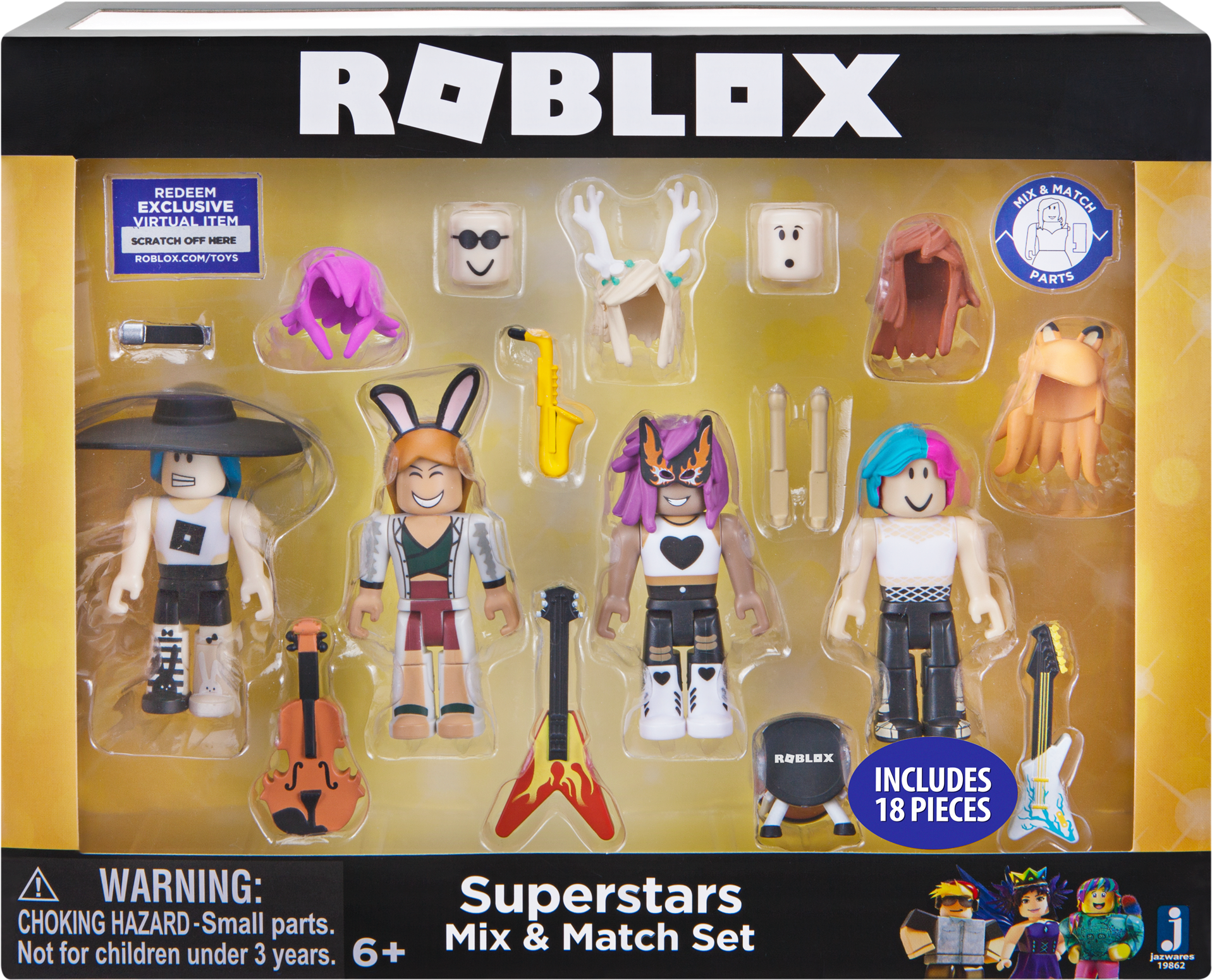 Roblox Superstars Mix Match Set Packaging