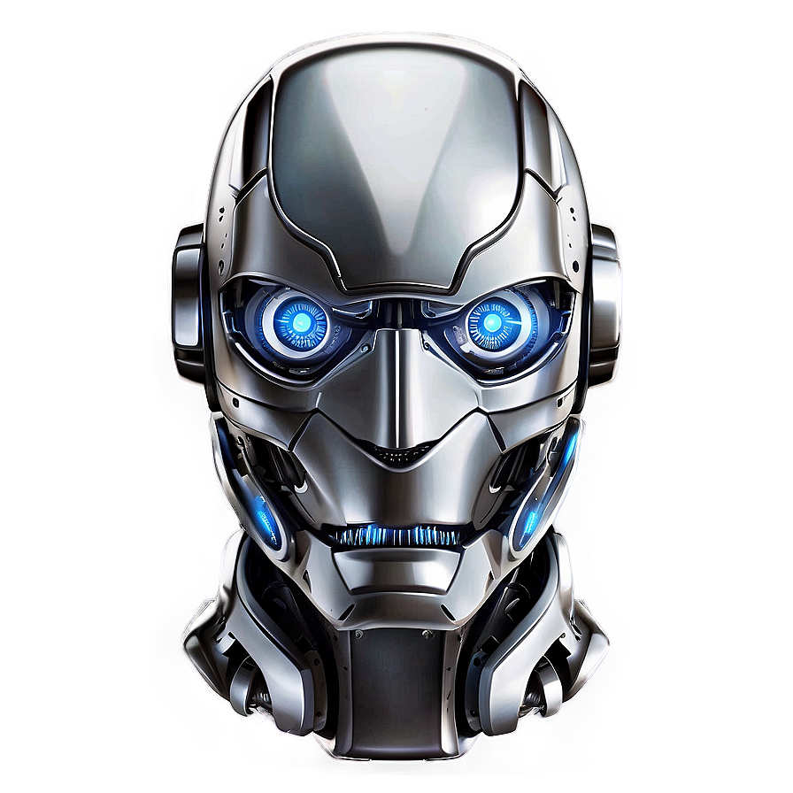 Robot Head Mascot Png 84